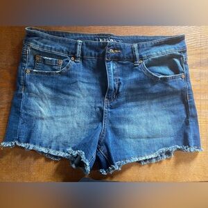 Indigo Rein Shorts Size 13/30 Dark Wash
